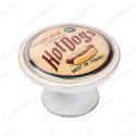 550BB10 ΠΟΜΟΛΑ VINTAGE ΒΙΝΤΑΖ Hot Dogs ΠΑΤΙΝΑ ΜΠΡΟΝΖΕ