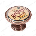 550CB10 ΠΟΜΟΛΑ VINTAGE ΒΙΝΤΑΖ Hot Dogs ΧΑΛΚΟΣ