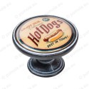 550NF10 ΠΟΜΟΛΑ VINTAGE ΒΙΝΤΑΖ Hot Dogs ΠΑΤΙΝΑ ΜΑΥΡΟ