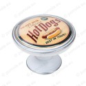 550PB10 ΠΟΜΟΛΑ VINTAGE ΒΙΝΤΑΖ Hot Dogs ΠΑΤΙΝΑ ΑΣΗΜΙ